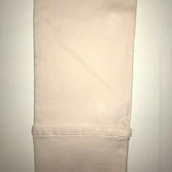 Hudson Cropped Jeans Blush Pale Pink Ginny Crop Cuffed New - Picture 8 of 9